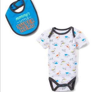 Mommy’s Little Super Hero bib and Onsie